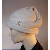 Elvira - White felt hat with a twist