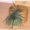 Green fascinator