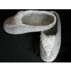 Grey finwool clogs
