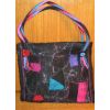 Multicoloured bag with silk inserts (Pretty patches)