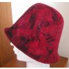 Red cloche hat