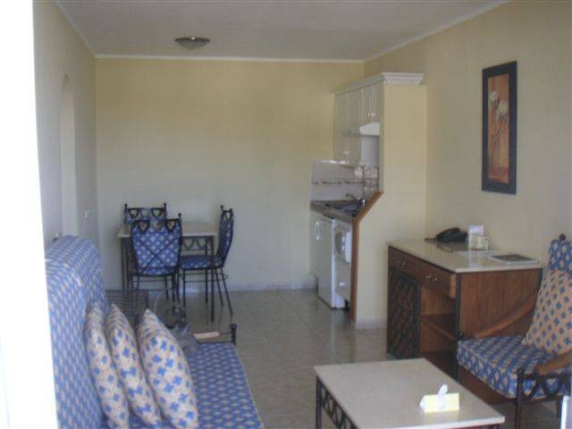  Lounge area of apartment