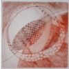 2. (cat 163) Oval parting 
drypoint print image 204 x 197 mm