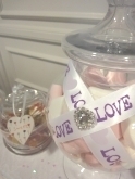 gorgeous trims in your colours for your sweets and candy buffet table