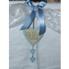 Christening table decoration for a sweets buffet with 25 varieties
