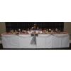 Wedding sweets buffet table, 12' long, for 100 guests with 23 varieties at Menzies Welcome Hotel Stratford-on-Avon.