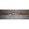 Wedding sweets and candy table with 20 varieties for 100 guests at Aston Hall, Sheffield.
