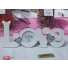 Welcome sign for wedding guests