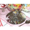 Mirrored base table centrepiece option for your sweets and candy buffet table