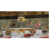 Centre of previous table image. Choose your ribbon colour for your sweets and candy buffet table