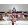 centre front of previous image. 12' long Candy table for 150 with 25 varieties