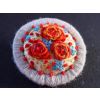 Victorian Embroidered Brooch using Renaissance threads.
