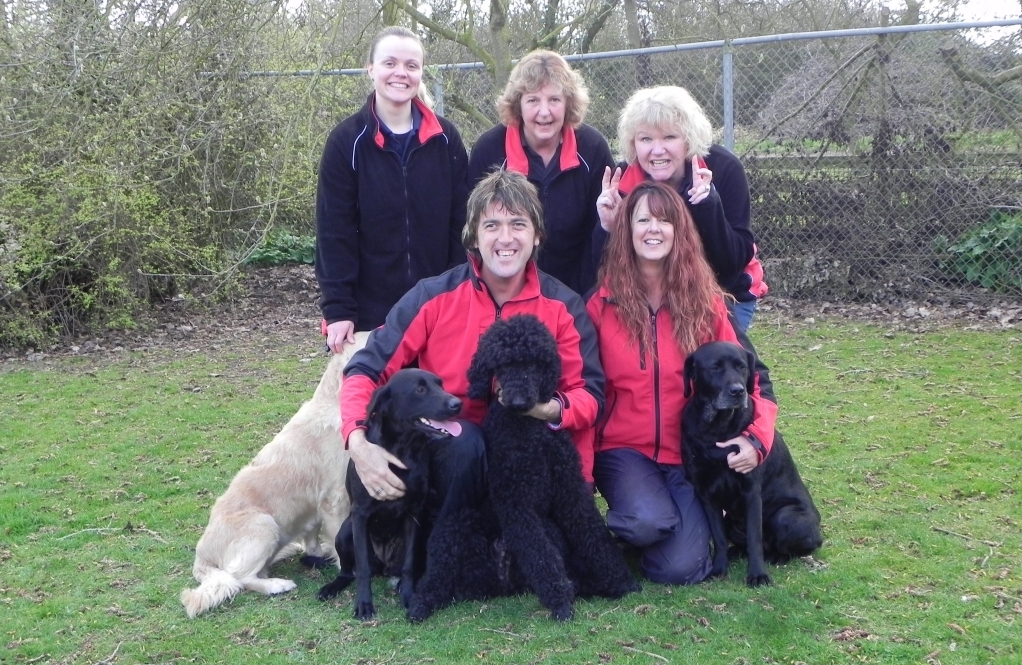 Steph, Jayne, Sue, Darren and Juliet