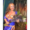 receiving Thank you bouquet at Feva Festival's Show