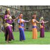 members of Egyptia dancing at Kirkstall Festival