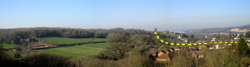 Route divides the village