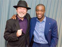Tony Robinson and Tim Campbell