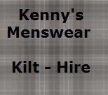 Kenny's Menswear Kilt Hire in Ayrshire.