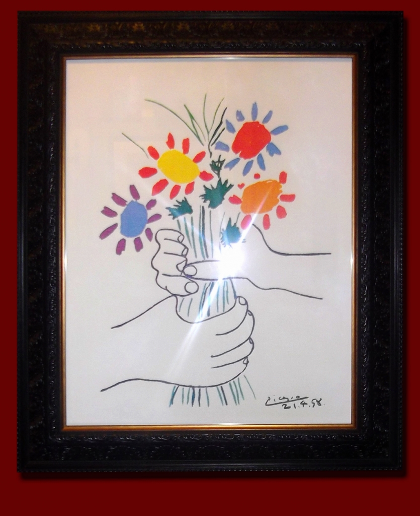 picasso - Fleurs et mains