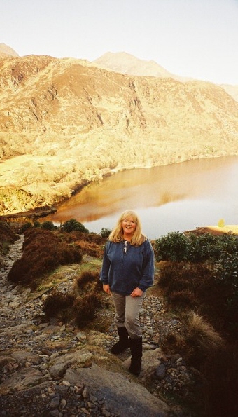 Alison walking in Snowdonia