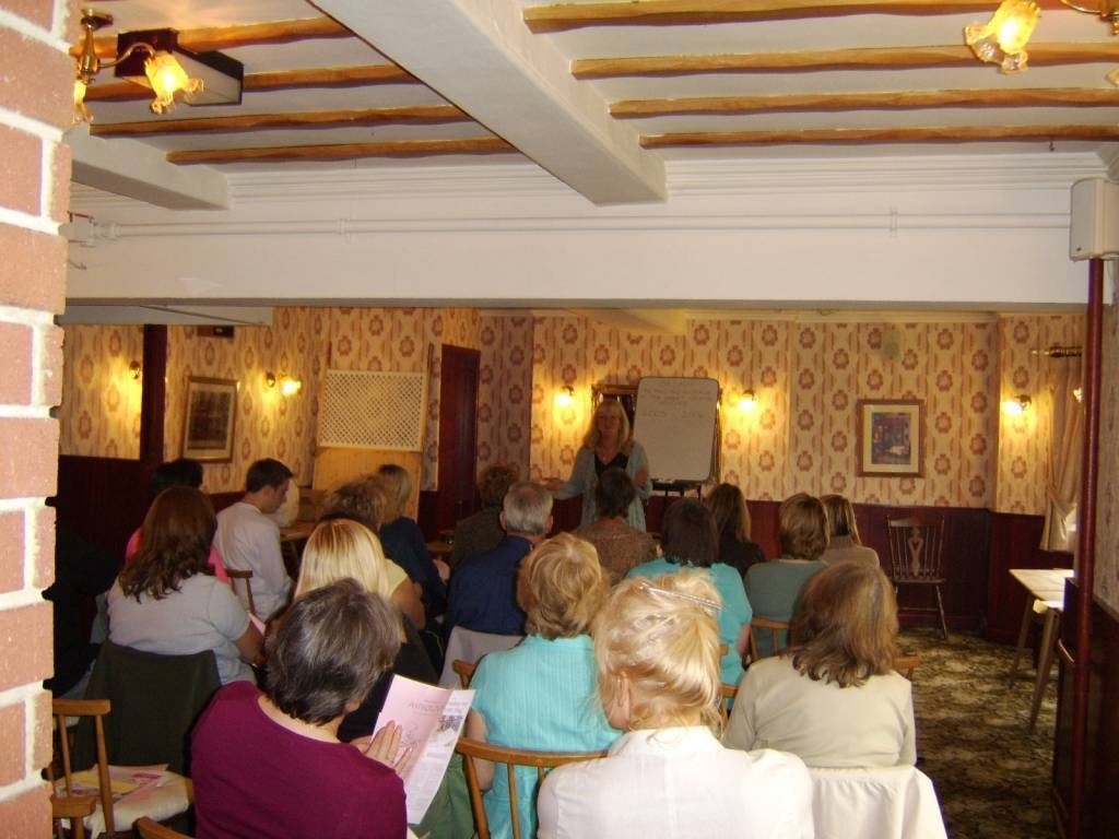 Alison addressing Seminar in 2006