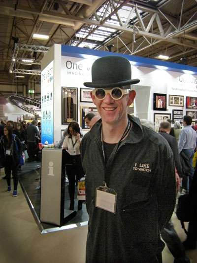 British fashion photographer Perou, at Focus on Imaging at the NEC, Birmingham, on Sunday 3rd March 2013.