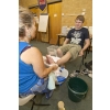 Street Church, at the Salvation Army building in Tower Street, offers free 'pampering' to both male and female homeless. 'Pampering' includes hairdressing, foot massage, manicure and shaving.