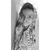 Young girl, in village near Bhuj, Gujarat, India.