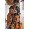 Brother and sisters, in village near Bhuj, Gujarat, India.