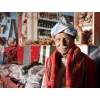 Elderly shop owner, in village near Bhuj, Gujarat, India.