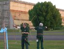 Mike and Keith Longbow Demo at cardington