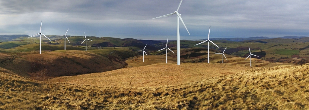 Nant y Moch from Craig y Pistyll - how it would look with a Wind Power Station - but you'd also get individual access roads excavated and constructed for each single turbine - and a massive concrete slab poured in to the hillside for every single turbine