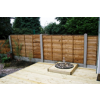 Decking with pebble pool water feature www.heysgroundcare.co.uk