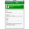 The notes field is fully scrollable in portrait and landscape...