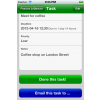 Scroll the screen up to see the email button...