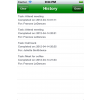 History shows all completed tasks...