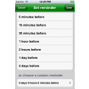 Choose a preset or custom reminder