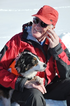 Searchdog Ginny who found a missing person on 4/6/13 Searchdog Ginny who found a missing person on 4/6/13