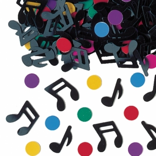 80s Table confetti