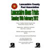 Lancashire Mens trials 2012 details