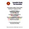 Lancashire Ladies trials 2012 details
