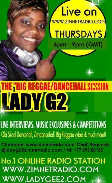 Lady G2 Zimnetradio Thurs 6-9pm(GMT)