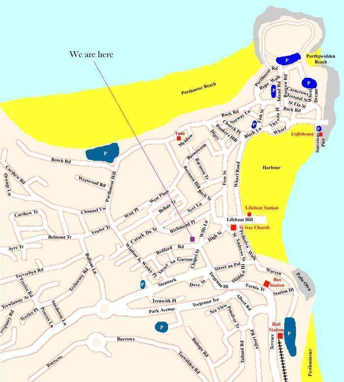  Map of St Ives