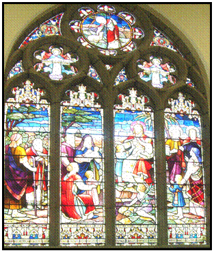  church stained glass window