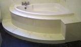 bath panel made with our flex marble