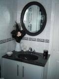 black granite mirror