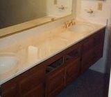 double bowl vanity top