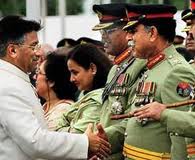 Musharraf with his ISI Chief