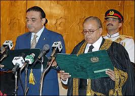 Mr. Asif Ali Zardari The President of Pakistan