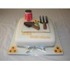 Golden Wedding Cake
